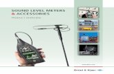 Sound LeveL MeterS & AcceSSorieS - · PDF file2 contentS 3 ... 4448 6 Integrating-averaging Sound Level Meter – 2240 7 Integrating Sound Level Meters ... FFt analysis with tolerance