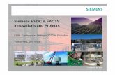 HVDC and FACTS Innovations and Projects - · PDF fileEnergy Sector / Power Transmission Solutions Siemens HVDC & FACTS Innovations and Projects EPRI Conference, October 2010 in Palo
