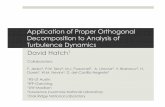 Application of Proper Orthogonal Decomposition to Analysis ...kunz/Site/PCTS_files/Modeling rotating and... · Application of Proper Orthogonal Decomposition to Analysis of Turbulence