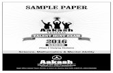 Sample Paper Aakash National Talent Hunt Exam 2016 …juneadmission.in/wp-content/uploads/2016/09/Aakash-Anthe-Senior... · Sample Paper Aakash National Talent Hunt Exam 2016 (Senior)