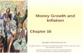 Money Growth and Inflation - Kevin's Web · PDF fileCopyright © 2001 by Harcourt, Inc. All rights reserved. ... Permissions Department, Harcourt College Publishers, ... Harcourt,