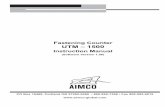 FasteningCounter UTM–1500 - Aimco Global Cou… · So, always follow the instructions given in this Manual. ... x 100 (H) x 200 (D) mm ... ・Both UTM-1500 (CN) and UTM-1500 ...