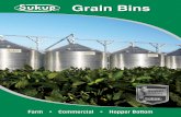 Grain Bins - Sukup - Grain Storage and Grain Drying Bins/Grain Bins.pdf · a long way from its start in a welding shop in 1963. Companywide, ... and commercial grain bins, material