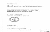 Environmental Assessment - National Energy … Library/Research/Coal/major... · 2-6 2.1.2.1 Description ... of this ,environmental assessment. ... electrical power throughout the