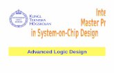 Advanced Logic Design - Personliga hemsidor på KTHdubrova/LScourse/LECTURES/lecture1.pdf · as VLSI technology matured ... Test Preparation - improve testability ... p. 37 - Advanced