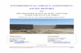 ENVIROMENTAL IMPACT ASSESSMENT STUDY REPORT · PDF fileWaste plastic and tyre recycling plant Page 1 ENVIROMENTAL IMPACT ASSESSMENT STUDY REPORT For THE PROPOSED WASTE PLASTIC AND