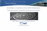 Enrollee’s Guide to the SSO Database · PDF fileEnrollee’s Guide to the SSO Database . Sanitary Sewer Overflow Reduction Program . State Water Resources Control Board . Last Updated
