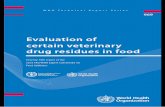 WHO Technical Report Series 969: Evaluation of Certain ... · PDF fileFood and Agriculture Organization of the United Nations WHO Technical Report Series 969 Evaluation of certain