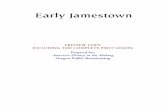 Early Jamestown (PDF) - Learner · PDF fileEarly Jamestown. Early Jamestown A ... 2 The Teacher ... dates but rather as an endless treasure of real life stories and an exercise in
