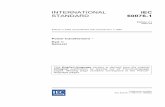 INTERNATIONAL IEC STANDARD 60076-1 - ULisboa · PDF fileINTERNATIONAL STANDARD IEC 60076-1 Edition 2.1 2000-04 ... An environment with a pollution rate (see IEC 60137 and IEC 60815)