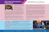 Overstream 2018 News - wintercomfort.org.ukwintercomfort.org.uk/userfiles/WintercomfortnewsWEB.pdf · ask you to think about hosting a fundraising event at ... that the average life