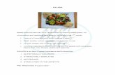 TYPES OF SALADS SIMPLE SALAD - IHM Notes Site · PDF fileSALADS Salads come from the Latin word- HERBA SALATA meaning salted greens. Lot of innovations and ingredients were added to