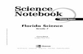 Science Notebook Florida Grade 7 - Student  · PDF fileUsing Your Science Notebook ..... vi Chapter 1 The Nature of Science ... 13-1 ... and problem solving