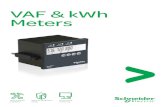 VAF & kWh Meters - Schneider Electric · PDF fileEM1000 Energy meter with pulse output & 1.0% accuracy ... Gensets, test benches, ... VAF & kWh Meters