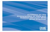 Guidance on the Procurement of Care and Support · PDF fileGuidance on the Procurement of Care and Support ... then actually buying the service (procurement) ... Guidance on the Procurement