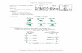 Chapter 4: Congruent Triangles Classifying Triangles - · PDF fileChapter 4: Congruent Triangles Vocabulary, Objectives, Concepts and Other Important Information Section 4-2: Angles