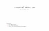 Refrigerator Service Manual - Midea29843222-ddec-4204-a880-6bdf738e33ef… · Refrigerator . Service Manual . Model: HS-36I . ... Product Code Illumination andSeries Introduction