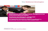 Inclusion Development Programme Primary/ · PDF fileInclusion Development Programme Primary/Secondary Dyslexia and Speech, Language and Communication Needs An interactive resource