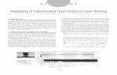 Weldability of Galvannealed Steel Sheets in Laser · PDF fileNIPPON STEEL TECHNICAL REPORT No. 95 January 2007 - 108 - S P O T L I G H T Weldability of Galvannealed Steel Sheets in
