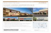 Camp Creek marketplaCe - Retail Planning · PDF fileCamp Creek marketplaCe NWC I-285 aNd Camp Creek parkWay | east poINt, Ga 30344 suItes avaIlable from 1,400 to 4,800 sf retaIl spaCe