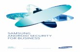 SAMSUNG ANDROID SECURITY FOR  · PDF fileSAMSUNG ANDROID SECURITY FOR BUSINESS Samsung Electronics Australia Pty Ltd ABN 63 002 915 648 (“Samsung”)