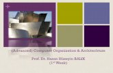 (Advanced) Computer Organization & Architechture Prof.  · PDF file(Advanced) Computer Organization & Architechture ... Prof. Dr. Hasan H. BALIK, ... Computer Architecture