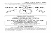 THE CENTRAL OHIO KENNEL CLUB, INC. - · PDF fileCOLUMBUS, OHIO 43211 SATURDAY & SUNDAY ... Jane Downey 3201 Ross Rd., ... Sussex Spaniels, Whippets, Irish Terriers, Kerry Blue Terriers,