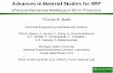 Advances in Material Studies for SRF - CERN · PDF fileAdvances in Material Studies for SRF ... Edge loops in material Screw Krauss, 1980, ... • Is yield strength important?