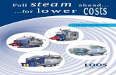 Manufacturing range STEAM BOILERS - · PDF fileManufacturing range Full steam ahead... ... LOOS BOILER CONTROL LBC – the convenient PLC-based boiler control A convenient boiler control
