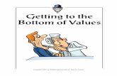 Getting to the Bottom of V alues - Virtues Project · PDF fileGetting to the Bottom of V alues ... of the same chemical elements so the Ethics, Morals and Values of humanity are made