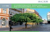 Corporate Social Responsibility Report 2016 - CEB · PDF fileAs a social development bank, the CEB embeds corporate social responsibility (CSR) into its core missions and activities.