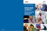 Guide for Health and Social Care practitioners - NHS · PDF fileGuide for Health and Social Care practitioners ... adults aged 18 or over which is arranged and ... by independent sector