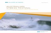 AUSTRALIAN STRESS TESTING - Oliver · PDF fileFinancial System Inquiry — Final Report, November 2014. AUSTRALIAN STRESS TESTING ... THE FUTURE OF AUSTRALIAN STRESS TESTING At the
