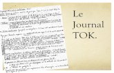 Le Journal TOK. - Virbmedia.virbcdn.com/files/84/262d60beac7bb935-TOKjournal.pdf · TOK essay. May I draw something ... Art (AOK) and shared knowledge, a transversal concept in TOK.