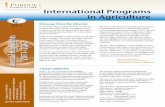 International Programs in Agriculture highlites Web 2013.pdf · 3 International Programs in Agriculture Annual Highlights 2011–2012 served as Training Coordinator, and Guri Johal
