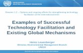 Examples of Successful Technology Facilitation and ... · PDF fileTechnology Facilitation and Existing Global Mechanisms Heinz Leuenberger Director, Environmental Management Branch