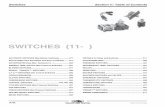 SWITCHES (11- ) - Welcome to MEI · PDF file476 © 2012 Truck Air Parts SWITCHES (11- ) Switches Section V: Table of Contents A/C ON/OFF SWITCHES (See Blower Switches).....477 ACTUATORS