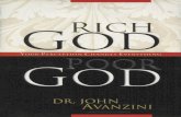 Rich God Poor God - Ningapi.ning.com/files/.../RichGodPoorGodAvanzini.pdf · RICH GOD POOR GOD By John Avanzini ... generous not stingy, fair not unfair. ... • Learn how to take