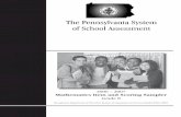 The Pennsylvania System of School Assessmentreleased-math-exams.weebly.com/uploads/2/7/0/8/27087321/... · The Pennsylvania System of School Assessment ... A 24 sq cm 2 × 3 × 4