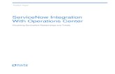 ServiceNow Integration - NetIQ · PDF fileWith ServiceNow Integration Operations Center Visualizing ServiceNow Relationships and Tickets Position Paper