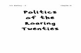 U.S. History Politics of the Roaring Twenties - iComets.orgicomets.org/ush-textbook/ch12.pdf · 410-411-Chapter 12 10/21/02 5:17 PM Page 410. Politics of the Roaring Twenties 411