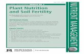 MODULE NO. 2 Plant Nutrition 1 and Soil Fertilitylandresources.montana.edu/nm/documents/NM2.pdf · Plant Nutrition and Soil Fertility ... Most fertilizers are made up of combinations