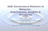 SOE Governance Reforms in Malaysia : Experiences, · PDF fileSOE Governance Reforms in Malaysia : Experiences, Insights & ... Telekom Malaysia Berhad . 1 ... reviewing strategy, financial