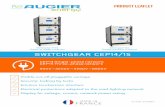 SWITCHGEAR CEP14/15 - AUGIER · PDF fileSWITCHGEAR CEP14/15 ... AUGIER has been designing and ... Compatible with existing switchgear The footprints of CEP 14/15 switchgears are identical
