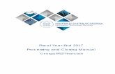 Fiscal Year-End 2017 Processing and Closing · PDF fileFiscal Year-End 2017 Processing and Closing Manual . ... THE OPEN ACTUALS LEDGER FOR ... you with detailed information on the