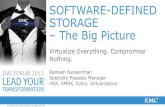 SOFTWARE-DEFINED STORAGE The Big Picture - Dell EMC · PDF fileEMC ViPR Software Defined Storage VNX Isilon 3rd Party VMAX ViPR Data Services ViPR Controller Commodity EMC ViPR Platform