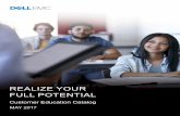 REALIZE YOUR FULL POTENTIAL - india.emc.com · PDF fileREALIZE YOUR FULL POTENTIAL MAY 2017. ... ViPR Controller 3 0 ... whether you or your teams are preparing for Dell EMC certifications,