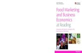 Food Marketing and Business Economics at Reading  · PDF fileSchool of Agriculture, Policy and Development Food Marketing ... the food supply chain ... Marks & Spencer’s