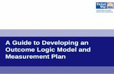 A Guide to Developing an Outcome Logic Model and ... … · Staff (teachers, aide, driver, cafeteria); Lesson plans; Facility ... Steps to Building your Logic Model ... –The goal