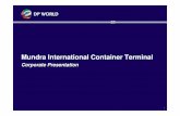 Mundra International Container Terminaldpworldmundra.com/uploads/userfiles/MICT PresentationJul2015.pdf · 19% 5% 5% 5% 4% 4% DP World Sri Lanka Ports Authority APM Terminals Jawaharlal